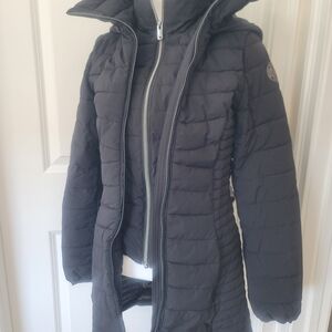 DKNY Women's Black Quilted Jacket